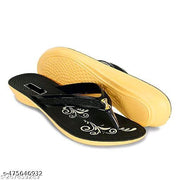 Hiyaga Fancy PU Slippers Flip-Flops for woman