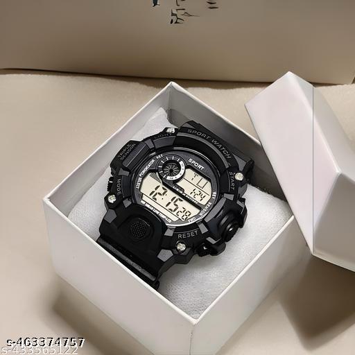 Unisex Digital Watch For Men - Women & Children Digital Watch - For Men & Women New Waterproof Black Digital Jee Shock Unisex Watch For Kids - Boys And Girls