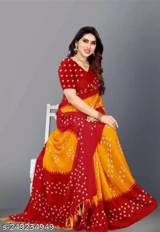 Most Bandhani tranding saree