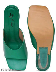 SGR Seldon Stylish Block Heel Slippers