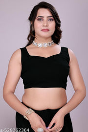 Plain Georgette Saree for womens