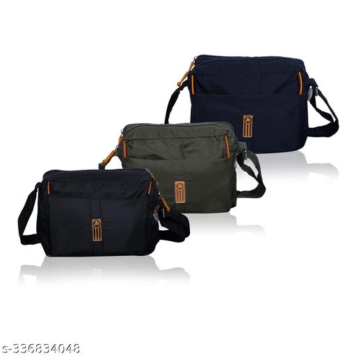 Men's Sling Bag Pack of 3 Stylish Cross Body Travel Office Business Messenger Bag for Men Women
