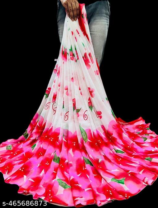 SITANJALI FANCY GEORGETTE WITH UNSTITCHED BLOUSE