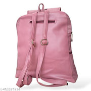 Backpack for Girls Women PU Leather Travel Bags Pithu Bag (LDPT02P)