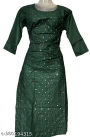 NIDA, women rayon cotton Kurtis