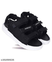 Men's Black Lightweight casual Sandals Floaters - Pack of 1