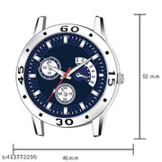 Combo Pack of 2 Blue and Brown Analog Watch - for Men & Boys