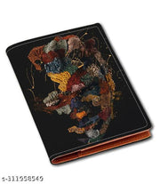 Shoprider Printed Passport Case/Card/Travel Document Holder for Travel Use,Passport Cover Holder Sleeve,Passport Wallet Leather Brown