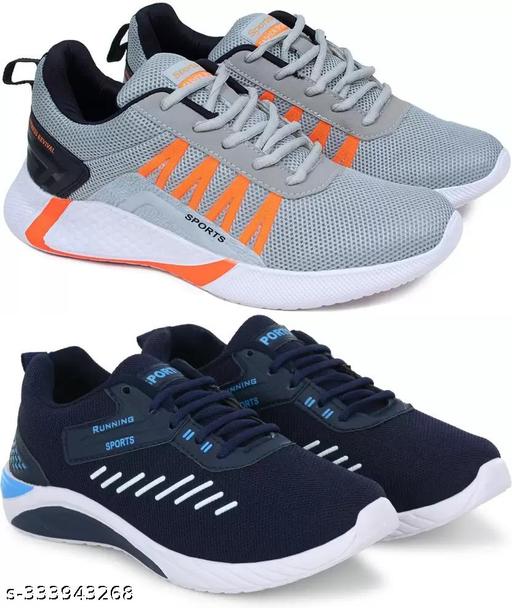 Mesh Sports Shoes For Men Combo Pack of 2
