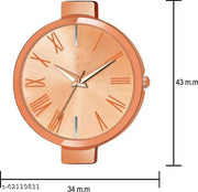 Best Quality Ethnic Rosegold Metal Chain Belt Analog Watches for Girls Watches for Women