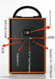 Wooden Wireless Bluetooth Portable Speaker 10W Bluetooth Speaker With High Quality Speaker