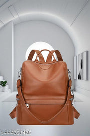 Bohobuzz Backpack Purse for Women Convertible Travel Vintage PU Leather Bag(Backpack,bag,backpack for women women bag fashion,stylish)