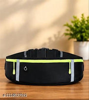 Running Belt Waist Pack Bag, Workout Gear, 3 Pockets Gym Fitness Fanny Pack for Phone, Cell Phone Holder for Running, Jogging Pocket Belt for Women & Men, Running Accessories