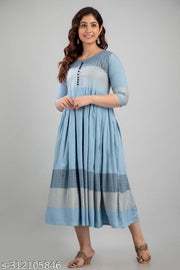 Women Rayon Printed Mayra Trendy Anarkali Kurtis