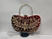 REAL LIFE STUNNING FABULOUS AND DELUXE FESTIVE/PARTY/WEDDING/BRIDAL CLUTCH FOR WOMEN