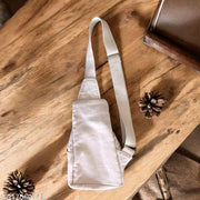 Men & Women Shoulder Bag Hemp Super Fashion Chest and Shoulder Ba