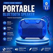 Premium Rugged Portable Bluetooth 5.3 Speaker with Deep Bass & HD Sound