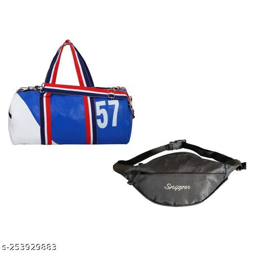 Gym bag and waist bag combo