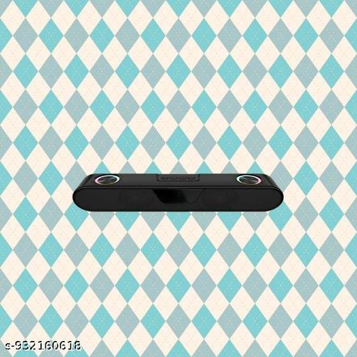 Portable Bluetooth Speaker, 10 Watts, Upto 8h Backup, Dual Drivers + Dual Passive Radiators, Call Function, Bluetooth v5.3 | USB | mSD| AUX, TWS, RGB LED