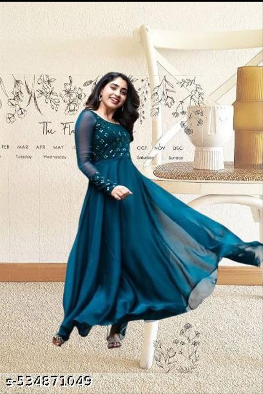 New Georgette Plain Kurta Collaction
