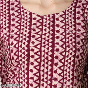 Polyster/Crepe fabric-Nirja Creation Fancy Printed Kurti