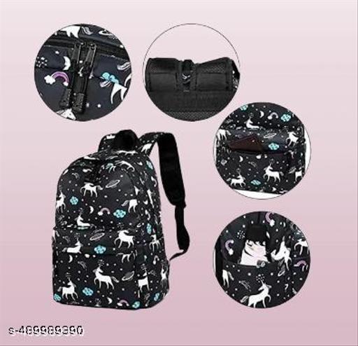 ShortWell® Medium Backpack Waterproof Backpack, Girls & Women Stylish Trendy College, School & College Bag