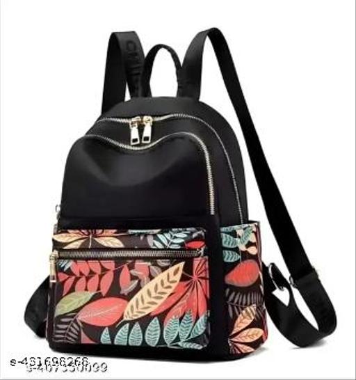 New Womens Korean Bags | Women's trending backpack | Black women's backpack | Women's travel backpack | Backpack for office | ( BLACK )