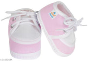 Neska Moda 3 To 12 Months Baby Girls Cotton Booties/Baby Shoe (Baby Pink) -BT9