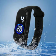 Slim Digital Led Bracelet Band Watch for Boys and Girls