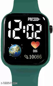 LED Display Fashionable Children Kids Digital Watches Waterproof Sports Square Electronic Led Watch for Kids, Boy & Baby Girls-Digital Watch for Kids