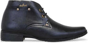 MRJ296 Men's Black Synthetic Leather Outdoor/walking/yoga Casual shoes