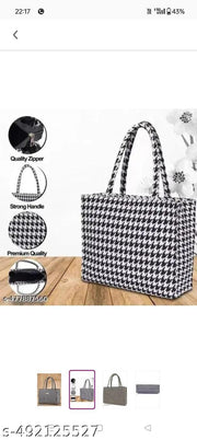 Trendy Zakat Canvas Handbag For Girls And Ladies For Casual
