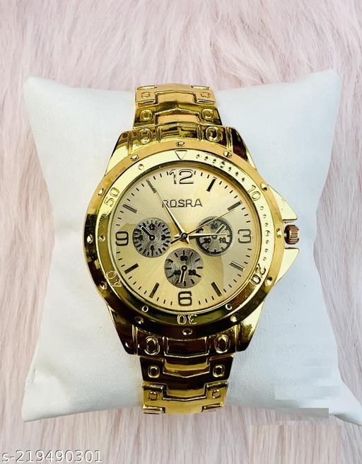 Rosra Gold Analog Watch For  Men