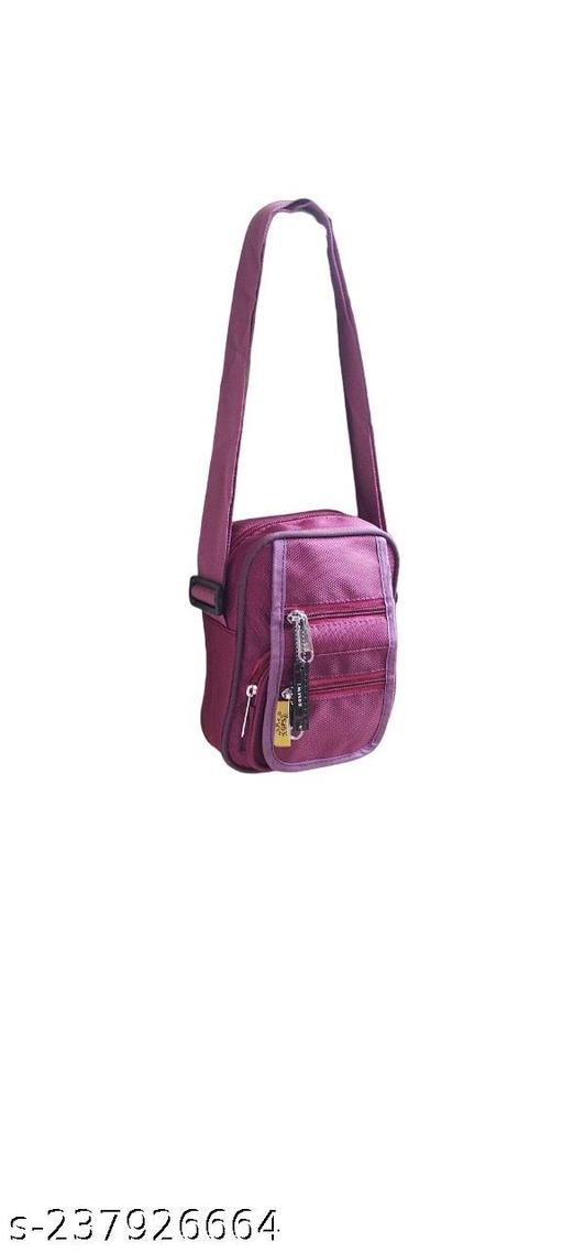 MISHK Nylon Cross Body Travel Messenger Bag for Men & Women| Mobile Pouch Side Shoulder Sling Bag