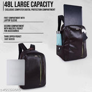 VENEER  Casual Vegan Leather Neon Tech Business Office College Travel Unisex Backpack