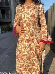 Cotton fabric-Printed Kurti For Women