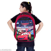 Myron 35L Car printed backpack 1st/2nd/3rd/4th & 5th Class Light Weight Beautiful for Boys & Girls Waterproof School Bag