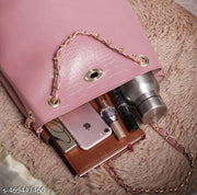 Women & Girls Pink Shoulder Bag | Unique Designed And Trending Hand Bags | Fasionable Stylish Ladies Bag.