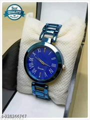 New Fancy Solid Dial Attractive Metal Chain Attractive Bracelet Analog Watch for  Women