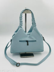Knitted Hand Held Handbag with adjustable Sling