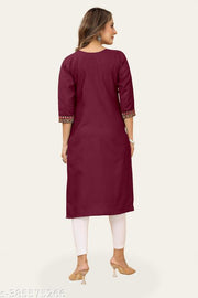 stylelist kurti with embraidered work