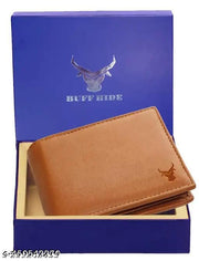 BUFFHIDE RFID Protected 100% Genuine Leather Wallet For Men | Leather Wallet For Men's | Wallets Branded | Wallets For Men (Merchant-Navy) , Pure Leather wallet