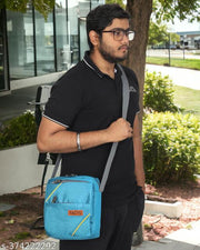 Multicolor Men Sling Bag - Extra Large Stylish Shoulder Cross Body Office Business Messenger Bag Water Resistant for Men and Women