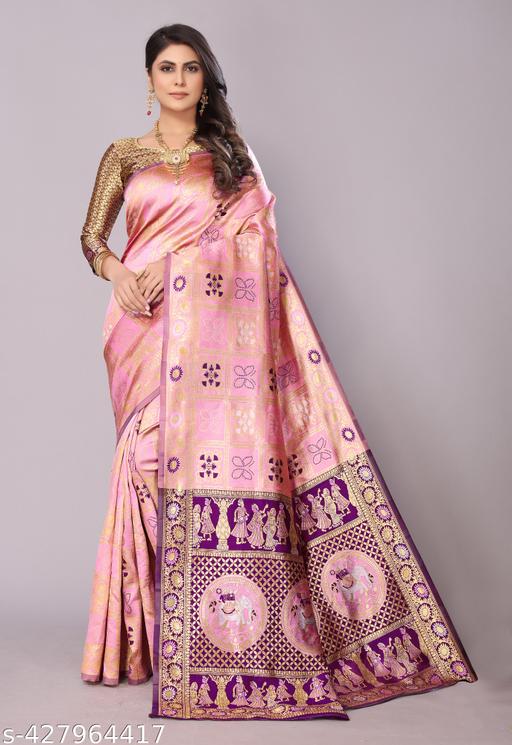 cotton silk jacquard with blouse