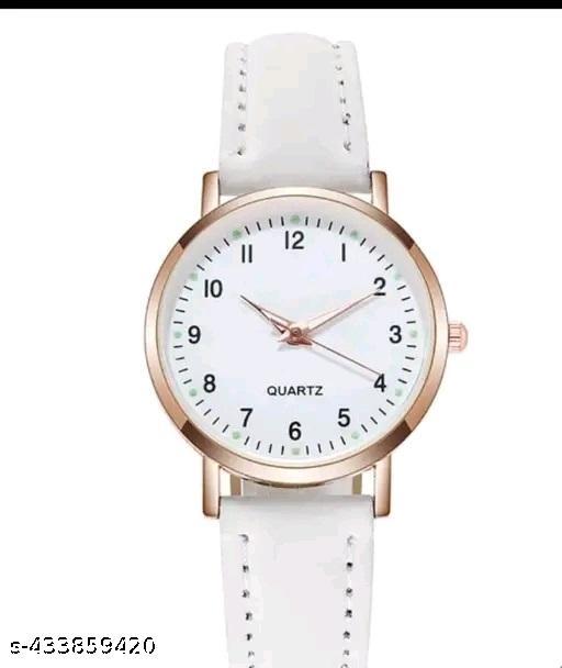Uniqe Leather Watch For women