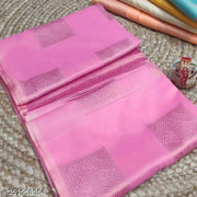 Women's Jacquard Silk Banarasi Kanjivaram Style Saree
