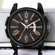 Lorenz Black Roman Dial Watch for Men & Boys | MK-4011R