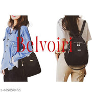 New Classic Nylon Multi Pocket Edition Backpack for Women/Girls- College Travel Casual Use