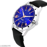 Yolako Blue Copper Romen Leather Analog Boy and Men Watch