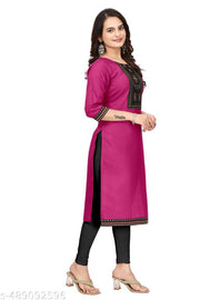 DESIGENER KURTI NEW COLLECTION COTTON BLEND STYLISH NEW TRENDY…